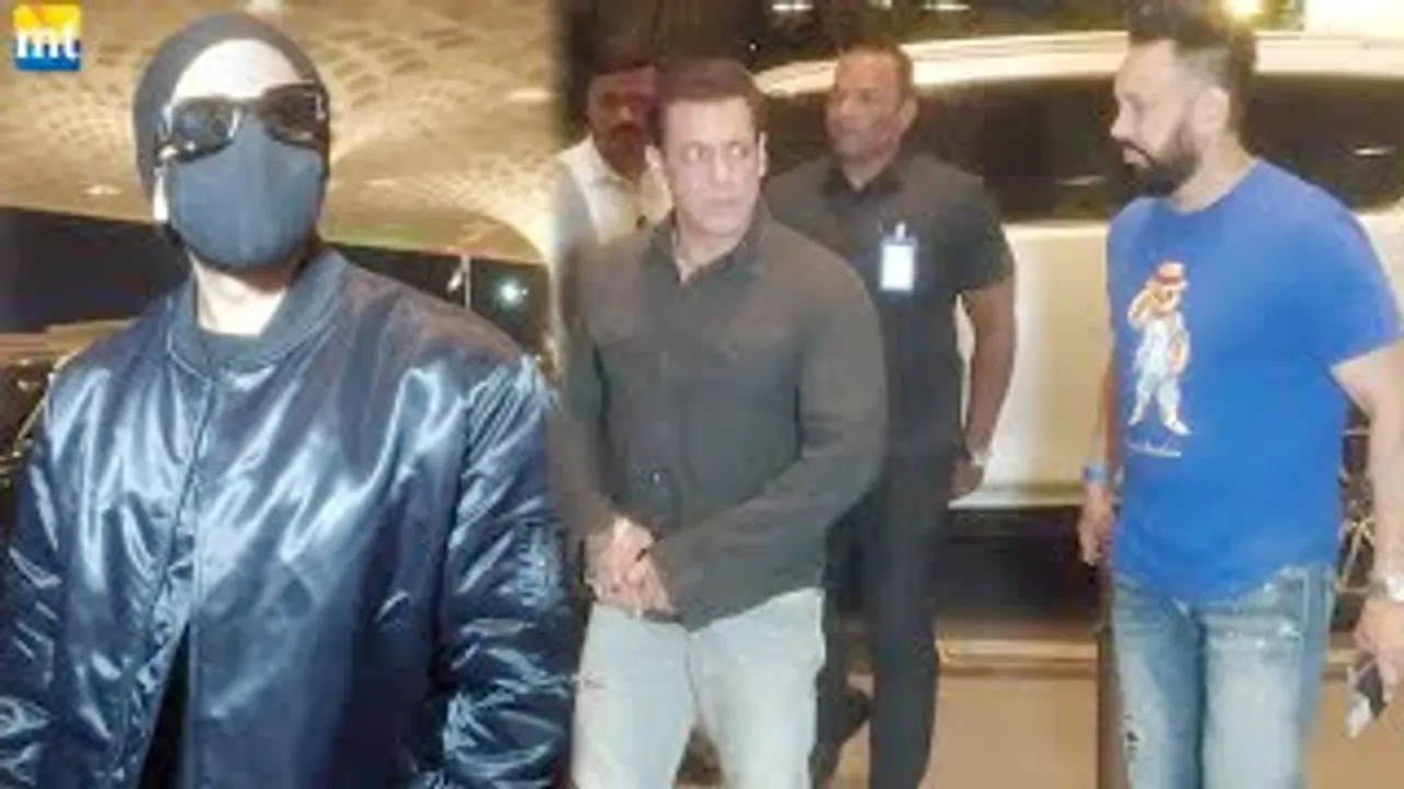 Salman Khan Leaves for Dubai with High Security, Ranveer Singh off to shoot
