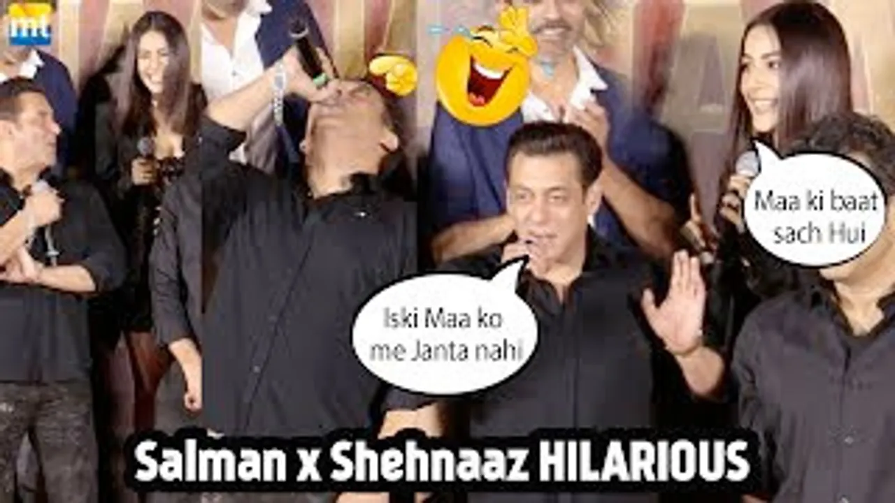 Salman Khan x Shehnaaz Gill HILARIOUS BANTER At Kisi Ka Bhai Kisi Ki Jaan Trailer Launch
