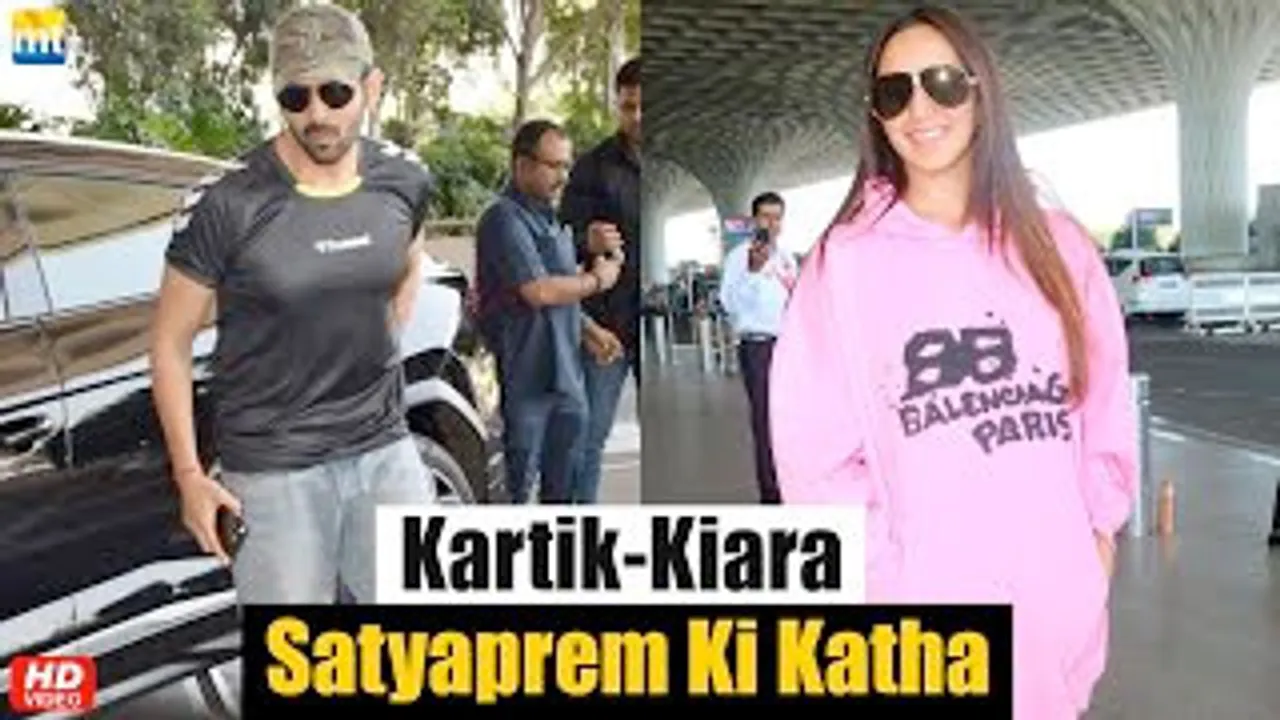 Kartik Aaryan & Kiara Advani Leave for the Final Shoot of Satyaprem Ki Katha in Kashmir