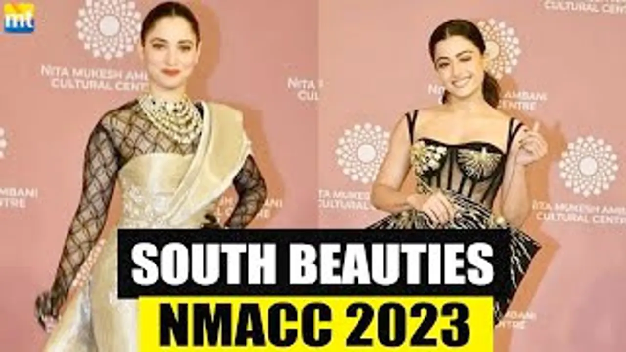 South Beauties Rashmika Mandanna & Tamannaah Bhatia at their Fashionable best at NMACC