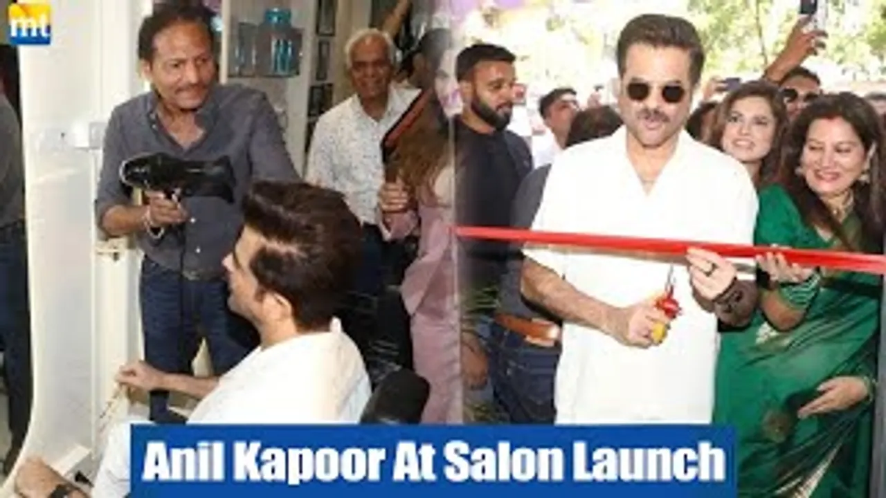 Anil Kapoor inaugurates his make-up artist Deepak Chauhan's salon Launch
