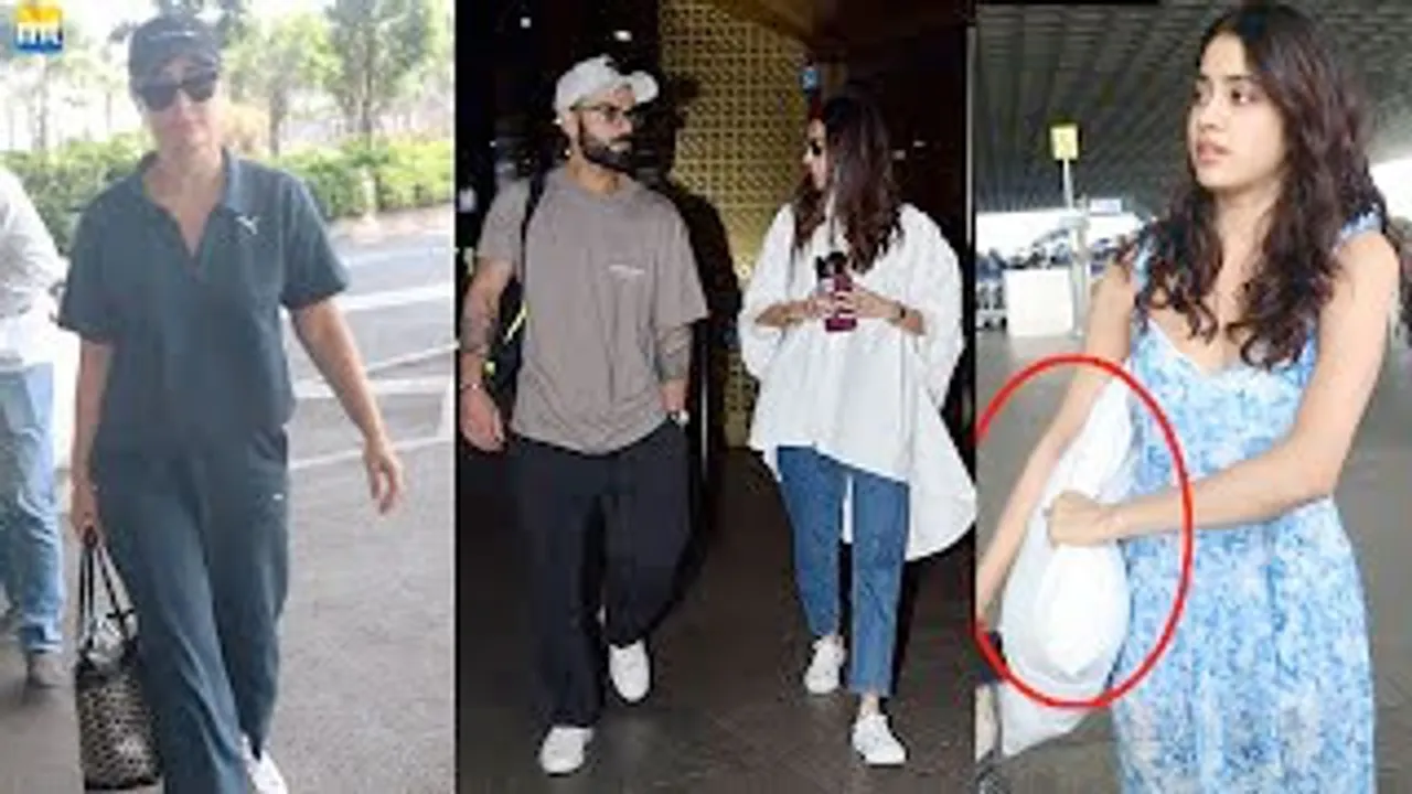 Anushka Sharma Tries To Cheer Heartbroken Virat Kohli, Pillow is important for Janhvi Kapoor & Kareena Kapoor Khan At The Airport