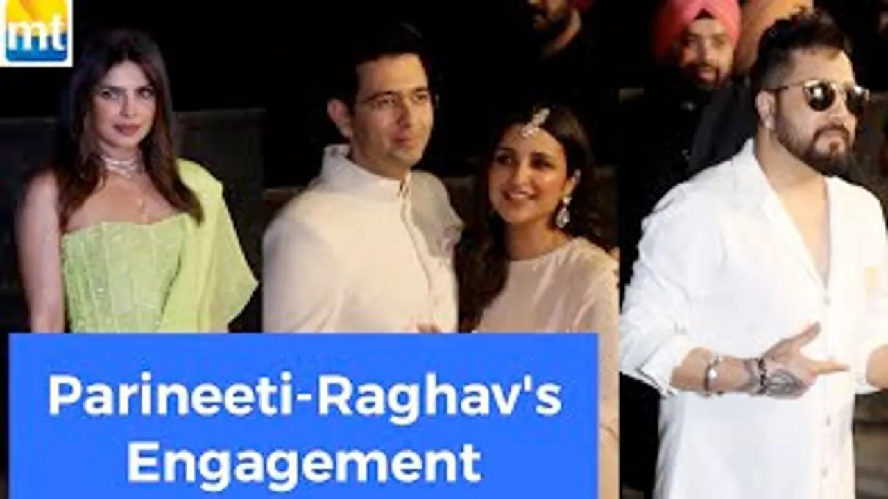 Priyanka Chopra, Mika Singh, Aditya Thakre Ands Others At Parineeti Chopra-Raghav Chadha's Engagement Ceremony