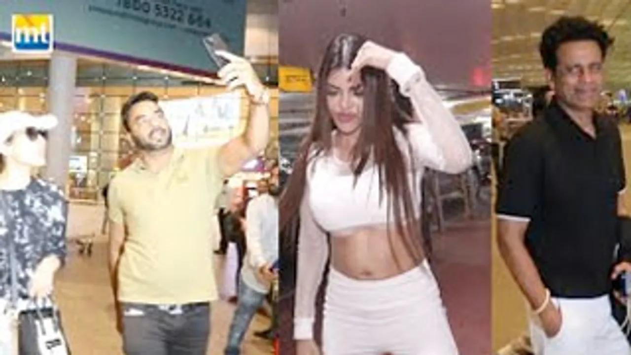 Sara Ali Khan Ne di Chalte Chalte Selfie, Sherlyn Chopra Dances on Govinda's Song, Manoj Bajpayee Spotted At The Airport