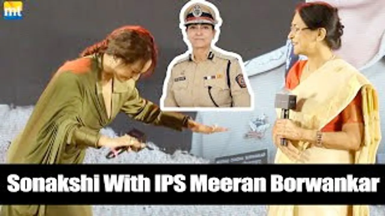 Sonakshi Sinha graced IPS Meeran Borwarkar at Dahaad Trailer launch talks About Women In Khaki