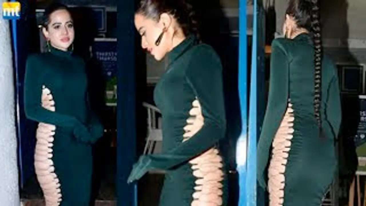 Urfi Javed raises Oomph Factor in a Cut-out bodycon Dress, Urfi's Every Day Is MET Day