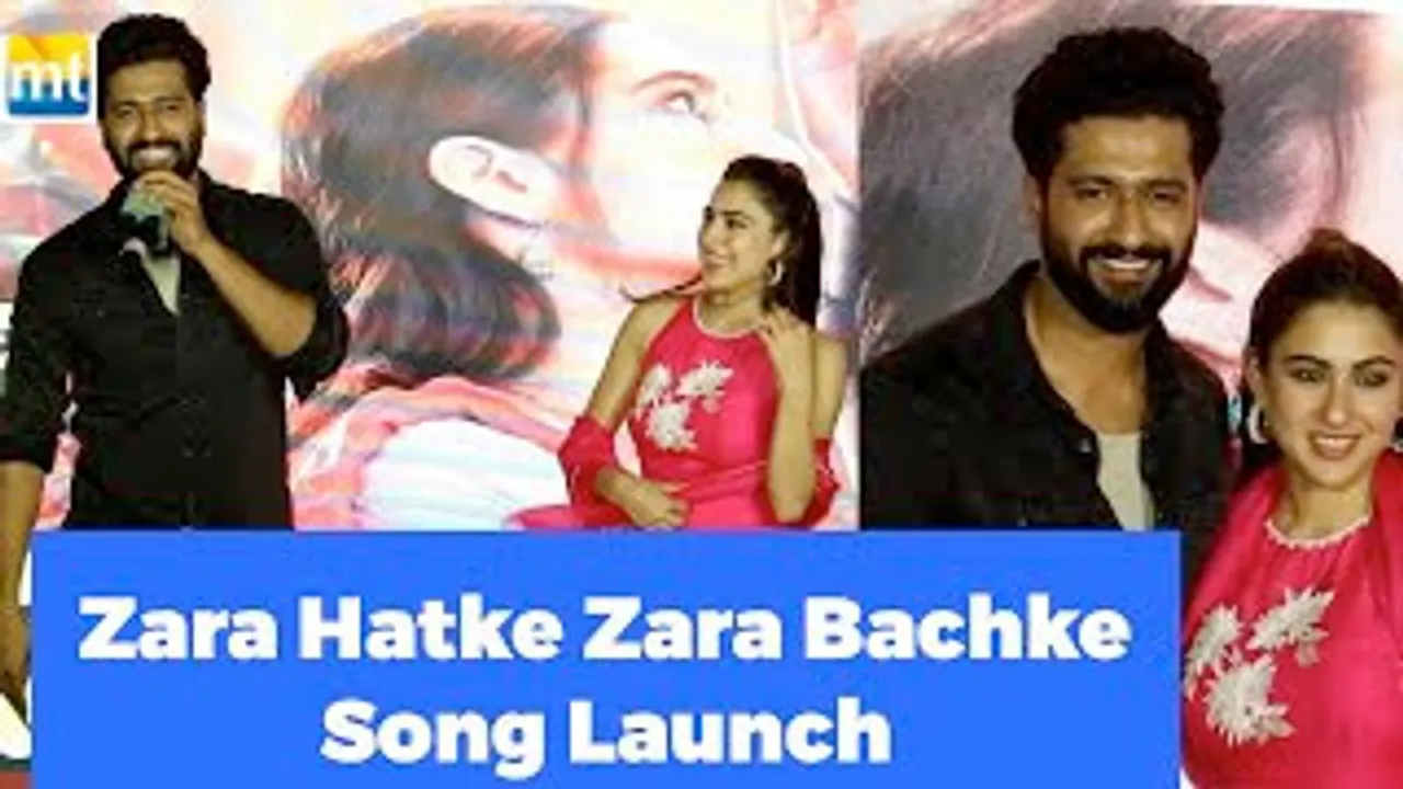 Vicky Kaushal & Sara Ali Khan Live Dance on their New Song Launch from Zara Hatke Zara Bachke