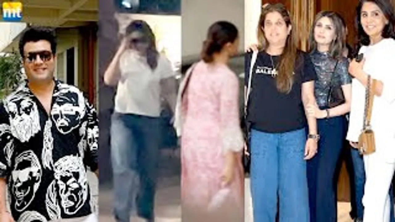 Alia Bhatt, Kareena Kapoor at Her Home, Neetu Kapoor & Riddhima Kapoor At Manish Malhotra's House, Varun Sharma Spotted In City