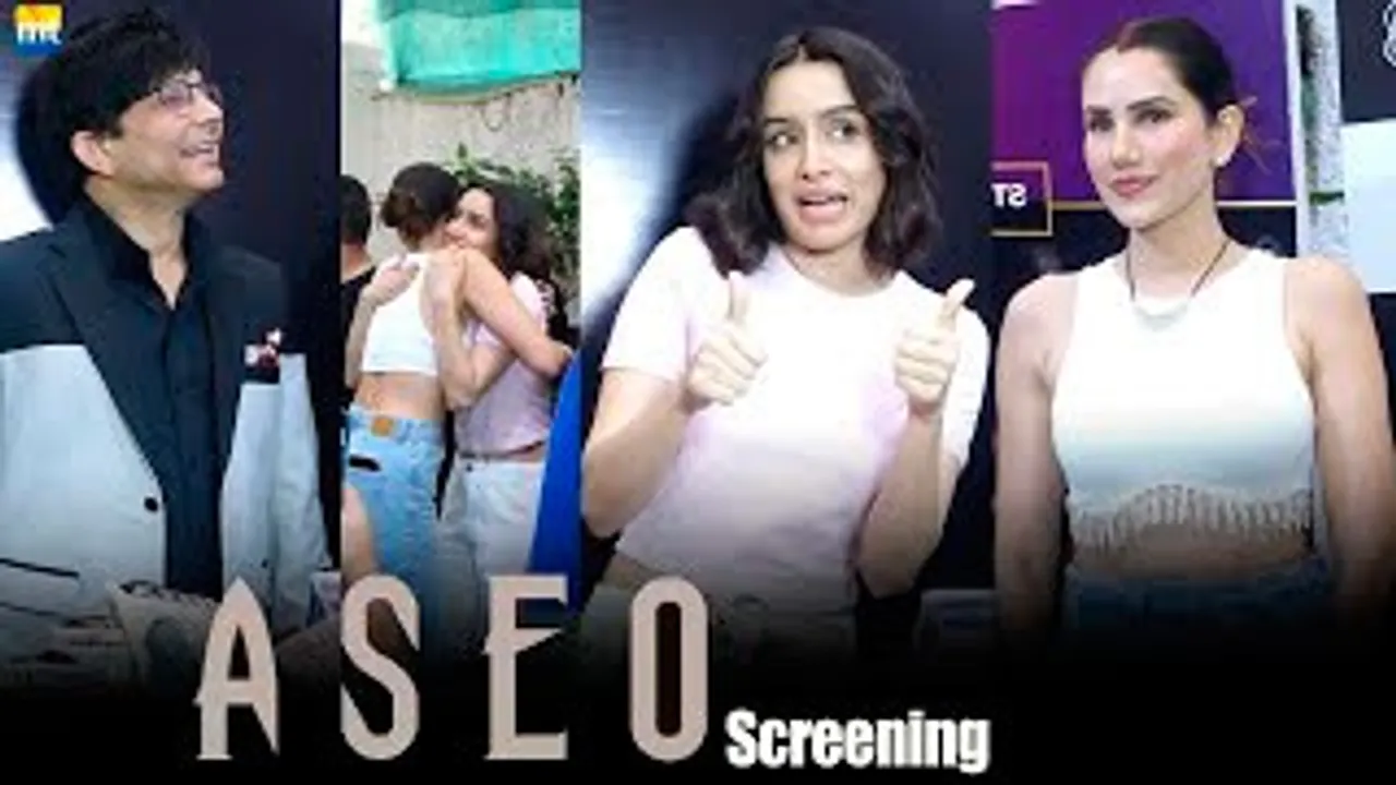 Shraddha Kapoor, Newly Married Sonnalli Seygall, Kamaal R Khan (KRK) And Others Arrive For Aseq Screening