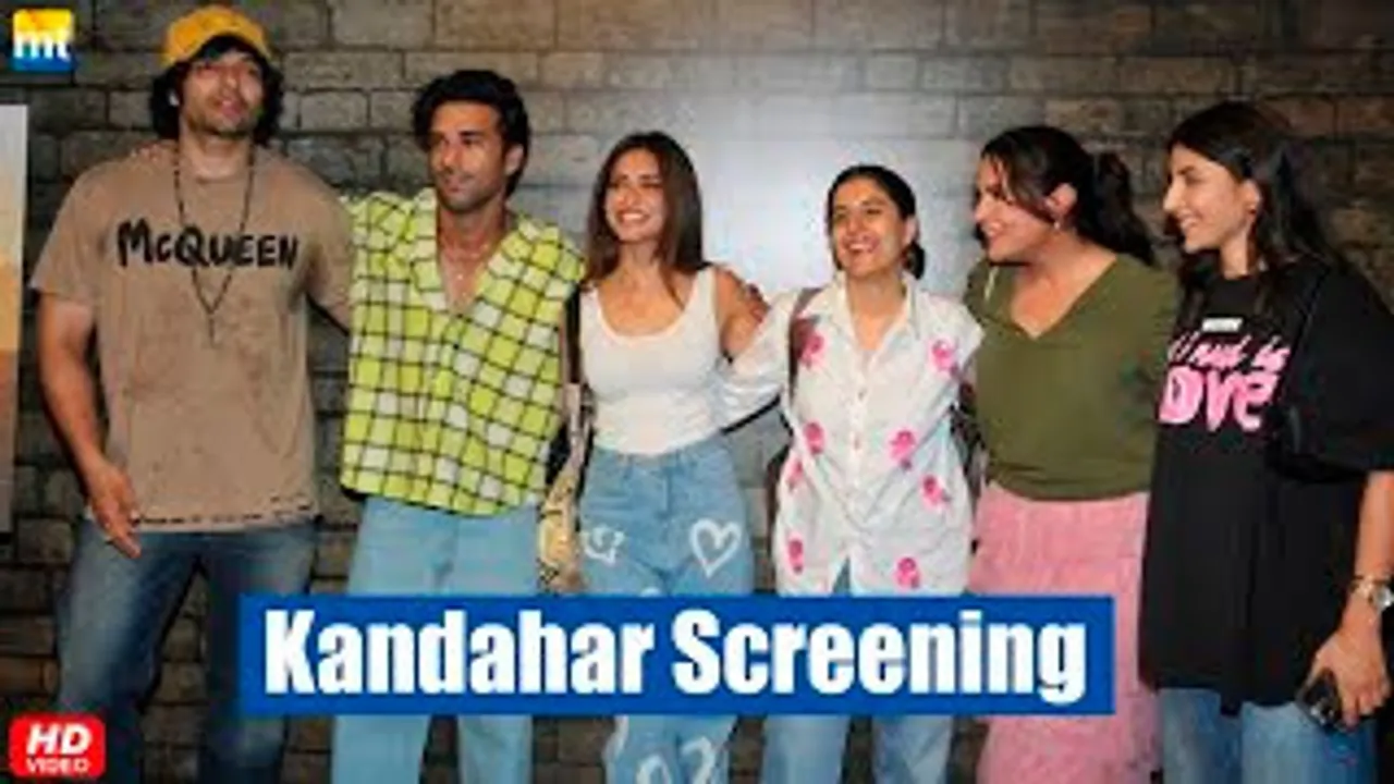 Ali Fazal-Richa Chadha, Pulkit-Kriti, Elnaaz Norouzi And Others At Kandahar Screening