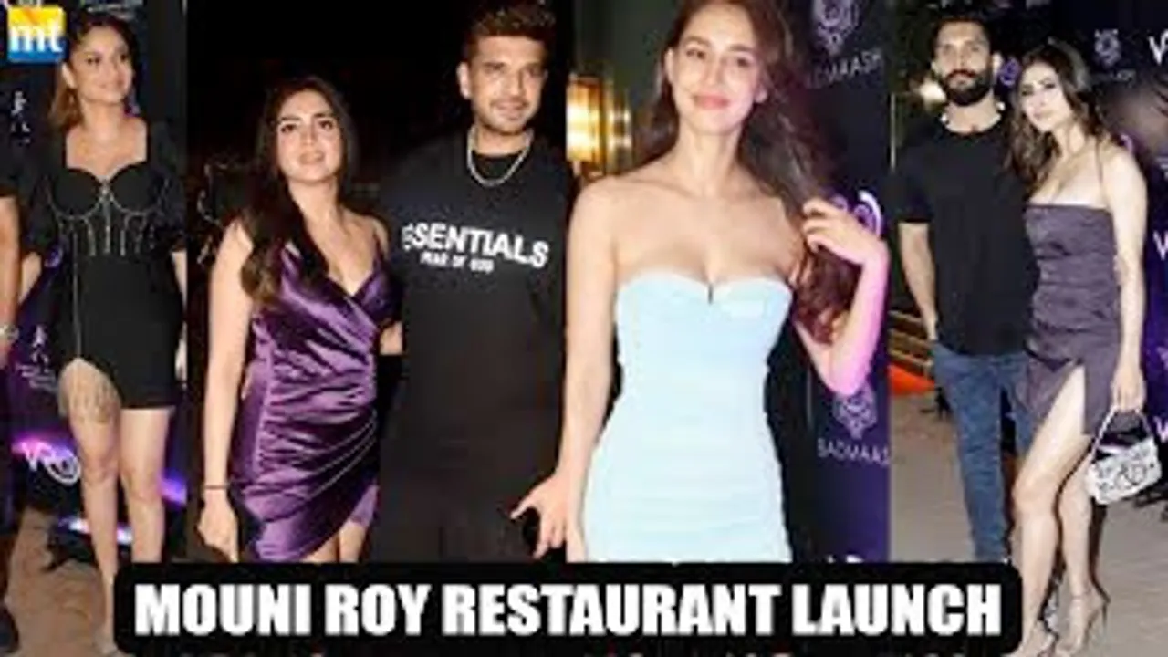 Disha Patani, Tejasswi Prakash, Karan Kundrra, Vedhika, Ankita Lokhande-Vicky Jain And Others At Mouni Roy's New Restaurant Launch