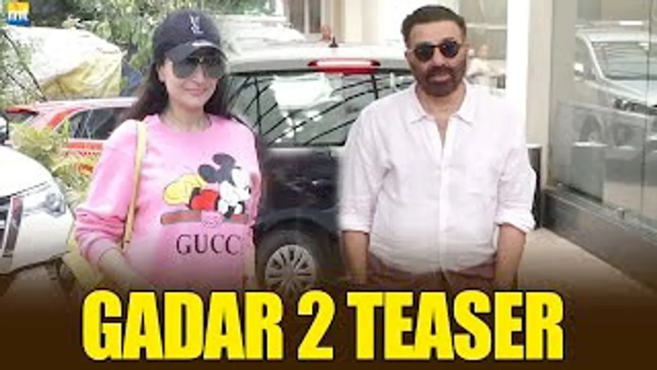 Sunny Deol & Ameesha Patel Seen In Different location In The City