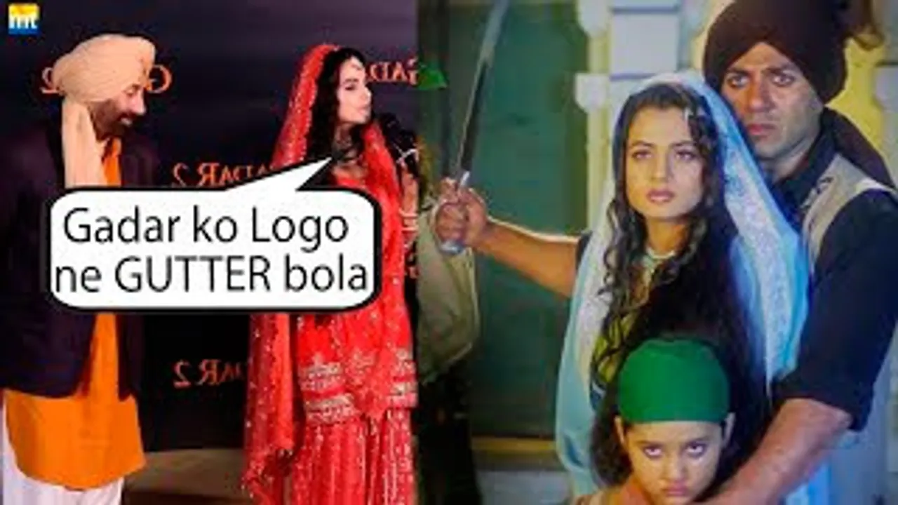 "गदर ko logo ne गटर bola," - Ameesha Patel & Sunny Deol's Shocking Revelation At Gadar 2 Trailer Launch