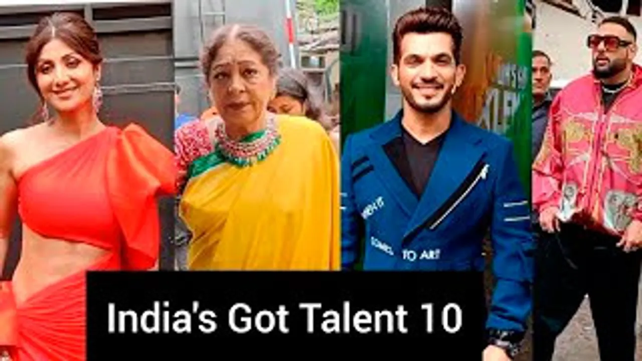 Shilpa Shetty, Badshah, Aastha Gill, King, Arjun Bijlani & Kirron Kher On India's Got Talent Season 10 Sets