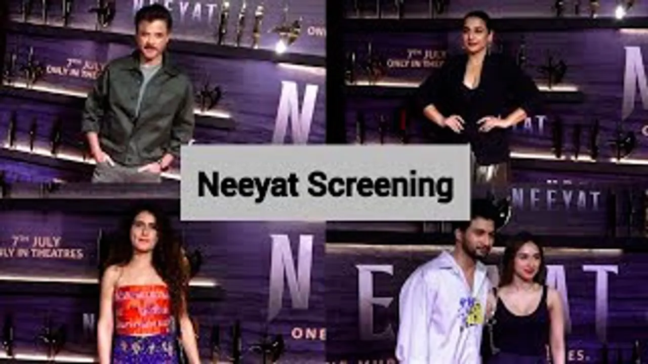 Vidya Balan, Fatima Sana Shaikh, Prajakta Koli, Anil Kapoor, Ali Fazal, Rohit Saraf-Pashmina Roshan And Others Attend Neeyat Screening