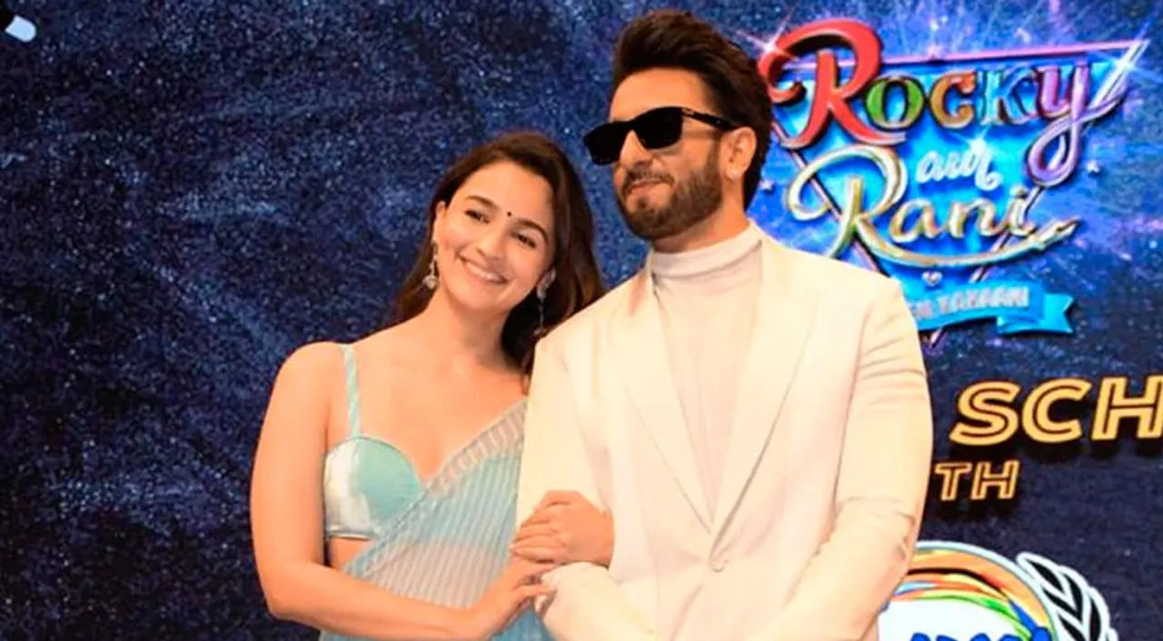 6 Days To RRKPK : Ranveer Singh & Alia Bhatt Heat Up The  Ground Level Buzz —