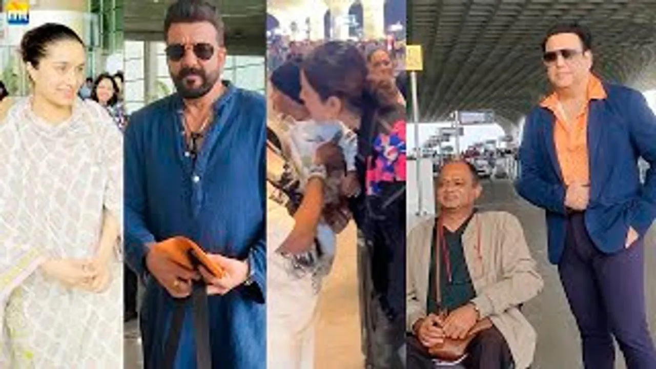 Shraddha Kapoor-Rajkummar Rao Leave For Stree 2, Rakul Preet Singh's Cute Kid Moment, Sanjay Dutt In Dhaasu Look, Govinda's Selfie With Old Man At Airport