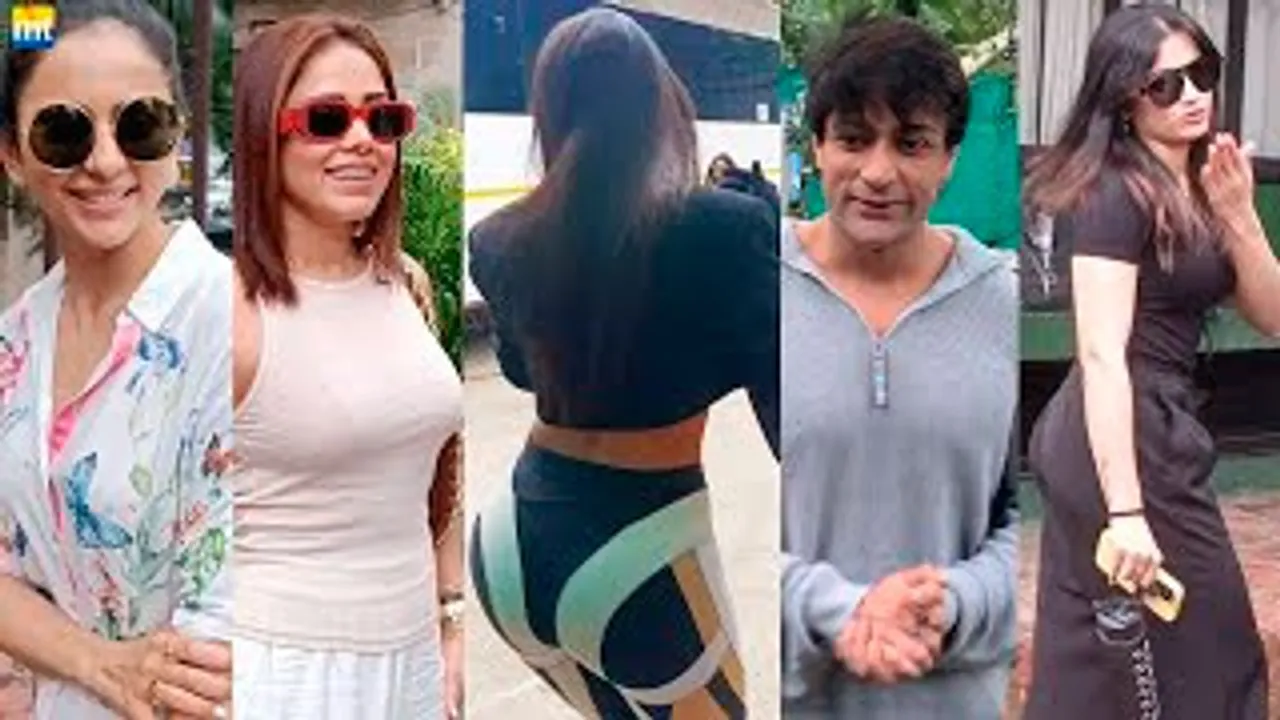 Nora Fatehi's HOT Walk, Rashmika Mandanna On Shoot, Nushrratt Bharuccha Looks Pretty, Rakul Preet Singh At A Cafe, Shahid Kapoor At A Cafe, Shalin Bhanot Spotted In The City
