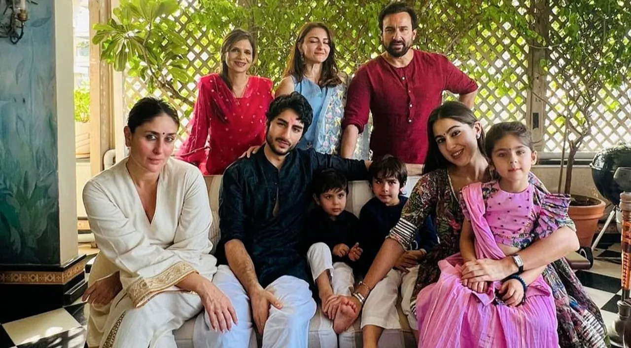 Raksha Bandhan Celebration Of Saif Ali Khan, Soha Ali Khan, Sara Ali Khan, Kareena Kapoor and Family; See Pics —