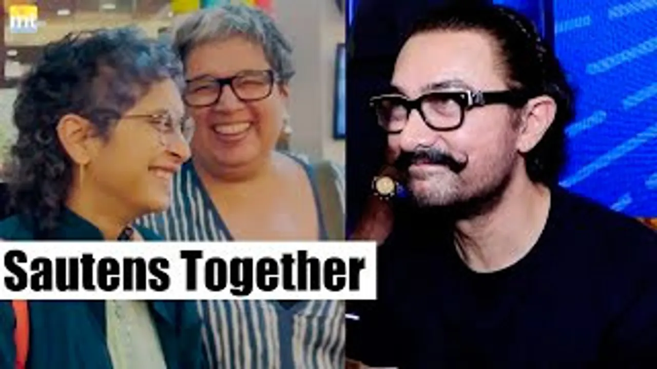 OMG Sautens Together! Aamir Khan Watches Ex-Wives Kiran Rao and Reena Dutta HUGGING Each Other