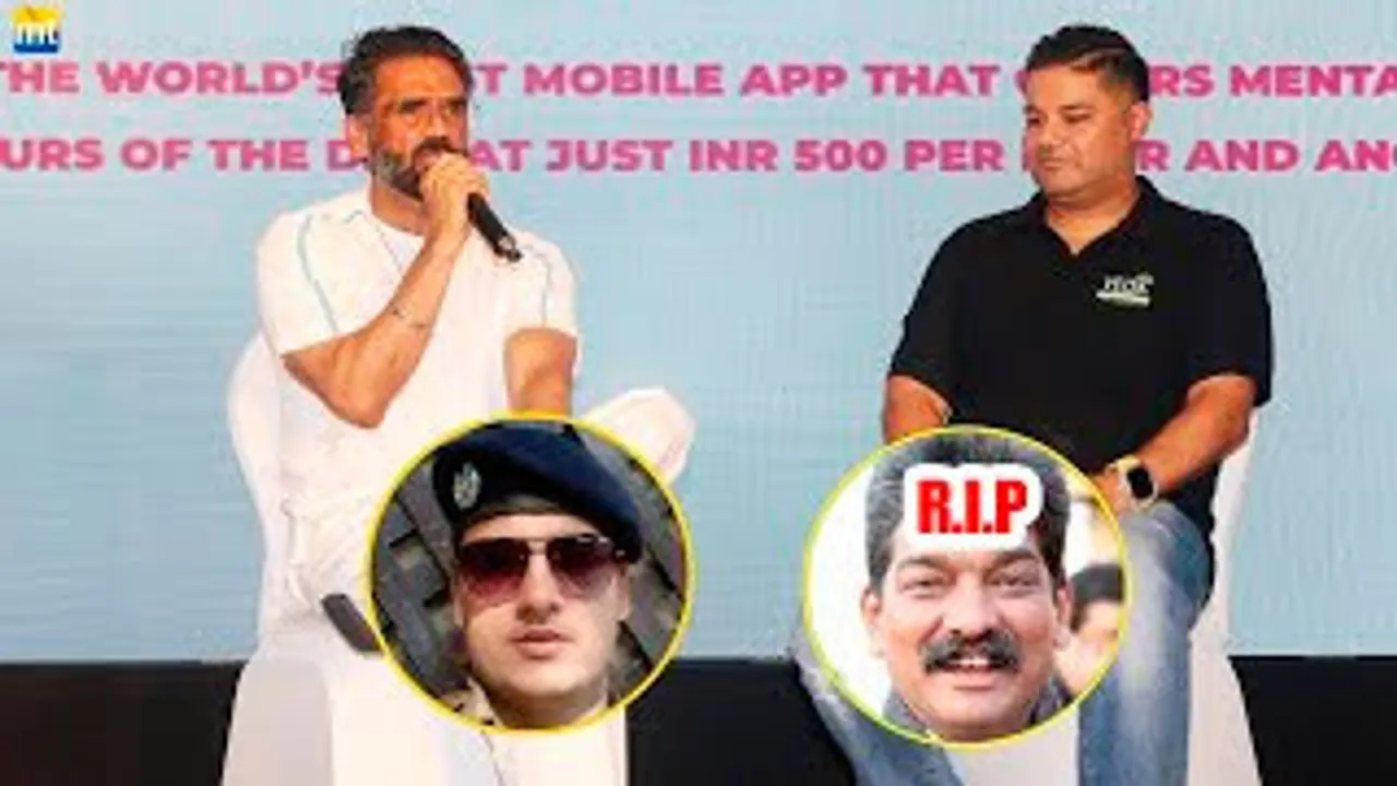 Suniel Shetty on BOLLYWOOD, RPF Jawan & Nitin Desai at Mental Health event