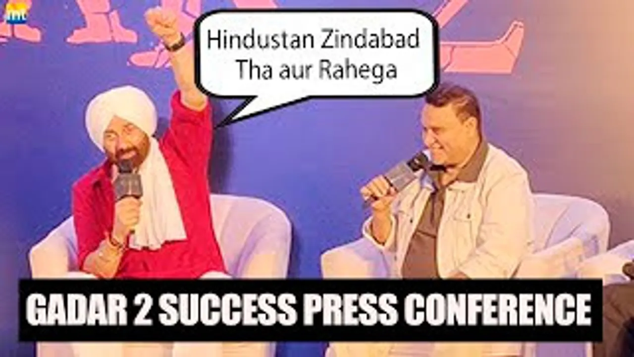 Hindustan Hollywood Se BADA hai - Sunny Deol's Angry Reaction on Comparison During Gadar 2 Success Event