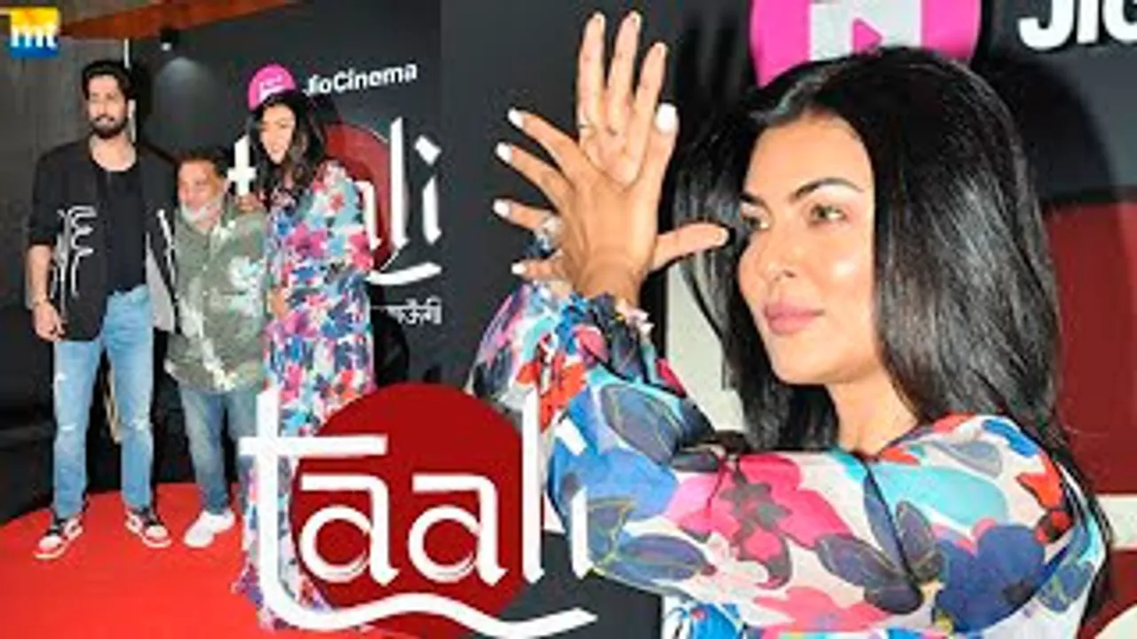 After Epic Performance of Transgender, Sushmita Sen & Her TAALI team At The Promotional Event