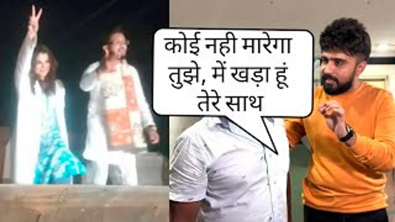 में खड़ा हूं तेरे साथ, कोई नही MAAREGA - Adil Khan Asks Paps What Happened In Banglore, Rakhi Sawant On JCB