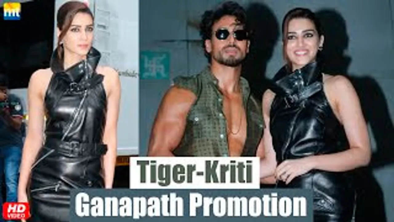 Tiger Shroff & Kriti Sanon Kick Off Ganapath Promotions On India's Best Dancer Sets