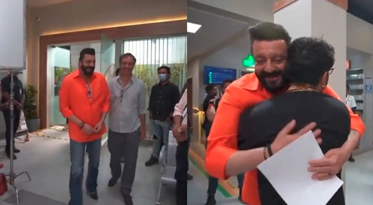 Sanjay Dutt, Arshad Warsi and Rajkumar Hirani Shoot For Munnabhai 3? Watch Video -