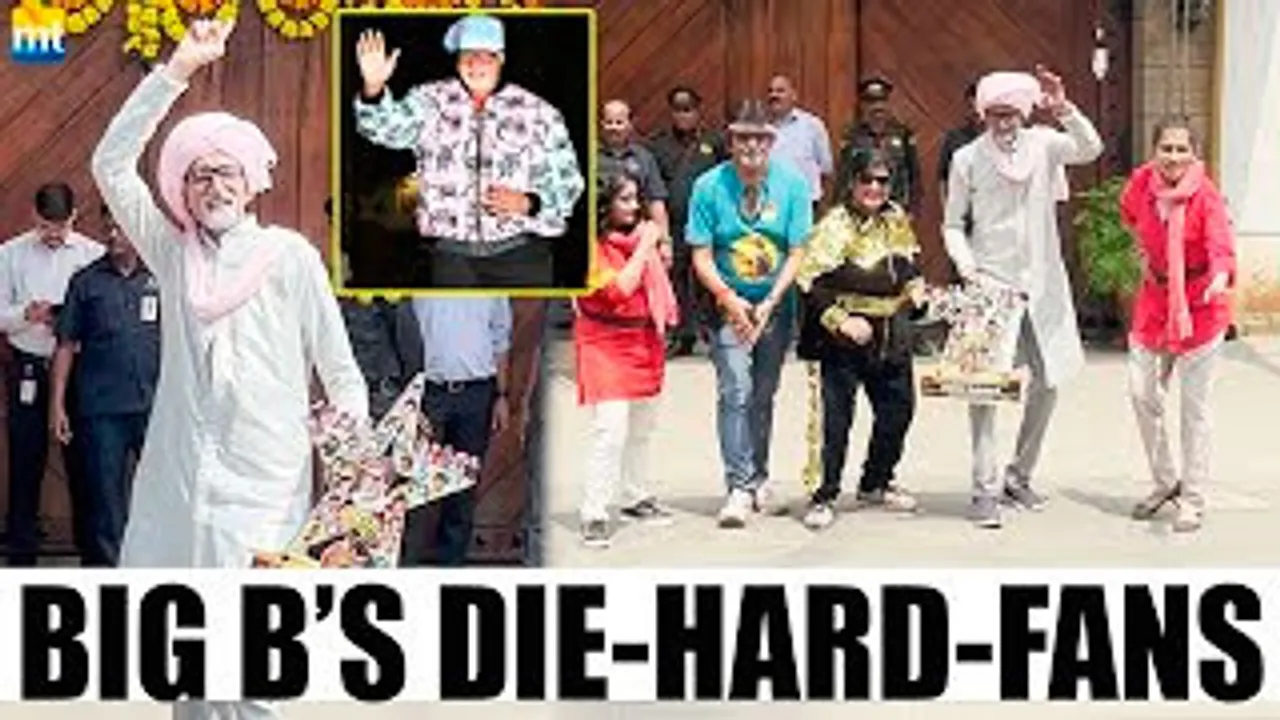 Amitabh Bachchan's Die-Hard-Fans Dance in Coolie, Namak Halaal, Shahenshah Looks at BIG B's Birthday