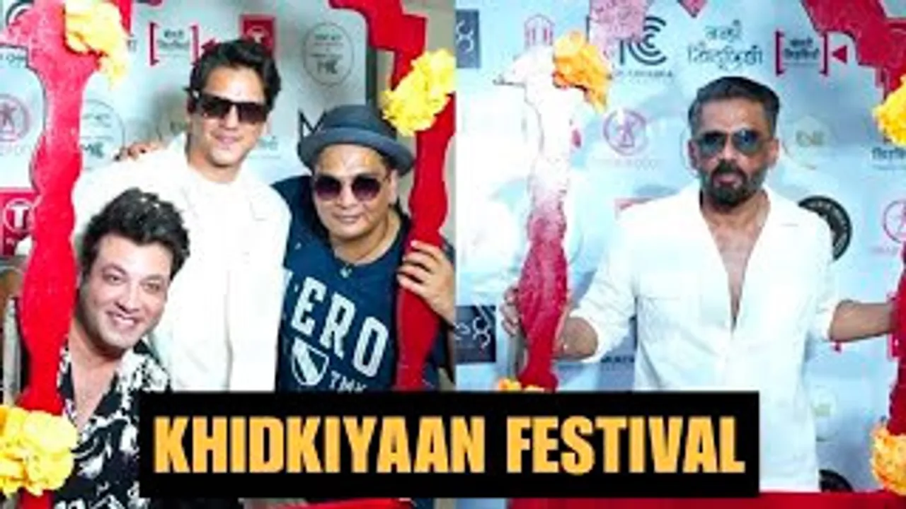 Vijay Varma, Suniel Shetty, Varun Sharma & Others At Khidkiyaan Theatre Festival