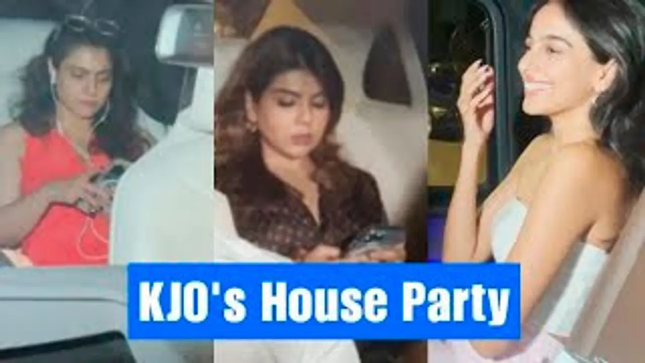Kajol, Tushaar Kapoor, Kritika Kamra, Orry & Other Celebs At Karan Johar's House Party