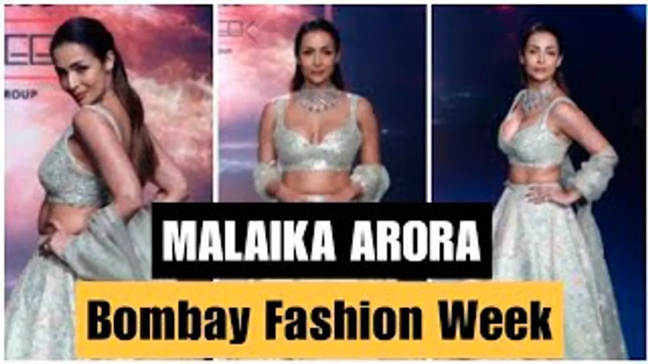 Strutting In Style, Malaika Arora Steals The Spotlight As Showstopper At Bombay Times Fashion Week