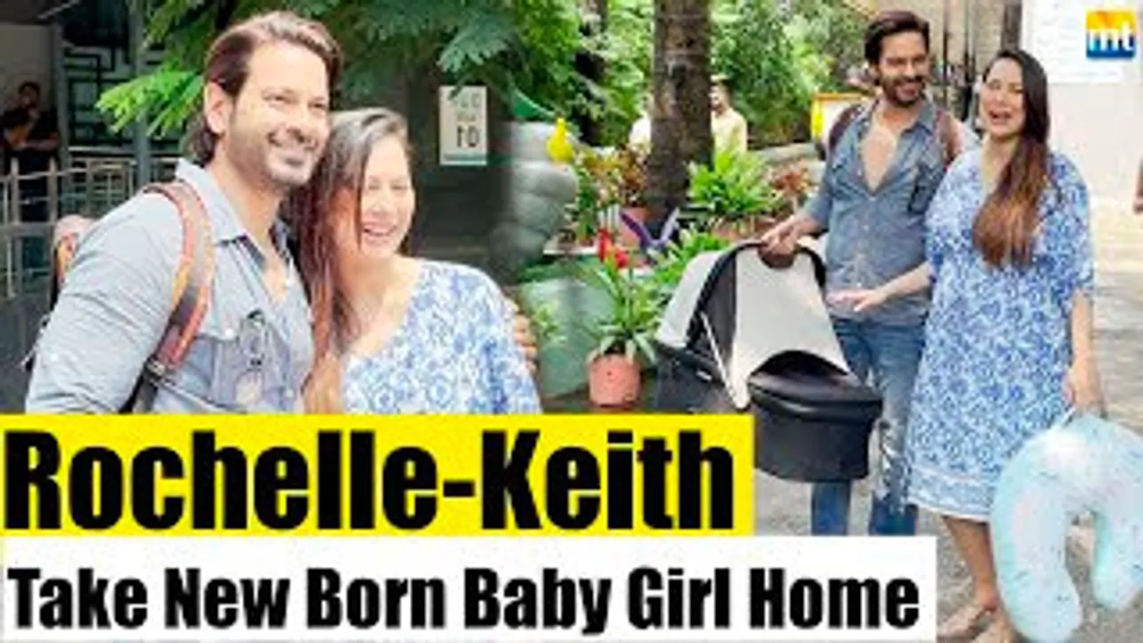 TKSS Fame Rochelle Rao & Keith Sequeira Take Their Newly Born Baby Girl Home