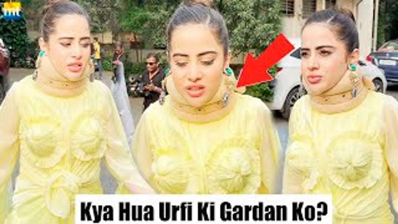 Urfi Javed Ji Kya Hua aapke GARDAN Ko? Watch Full Video to know the Truth