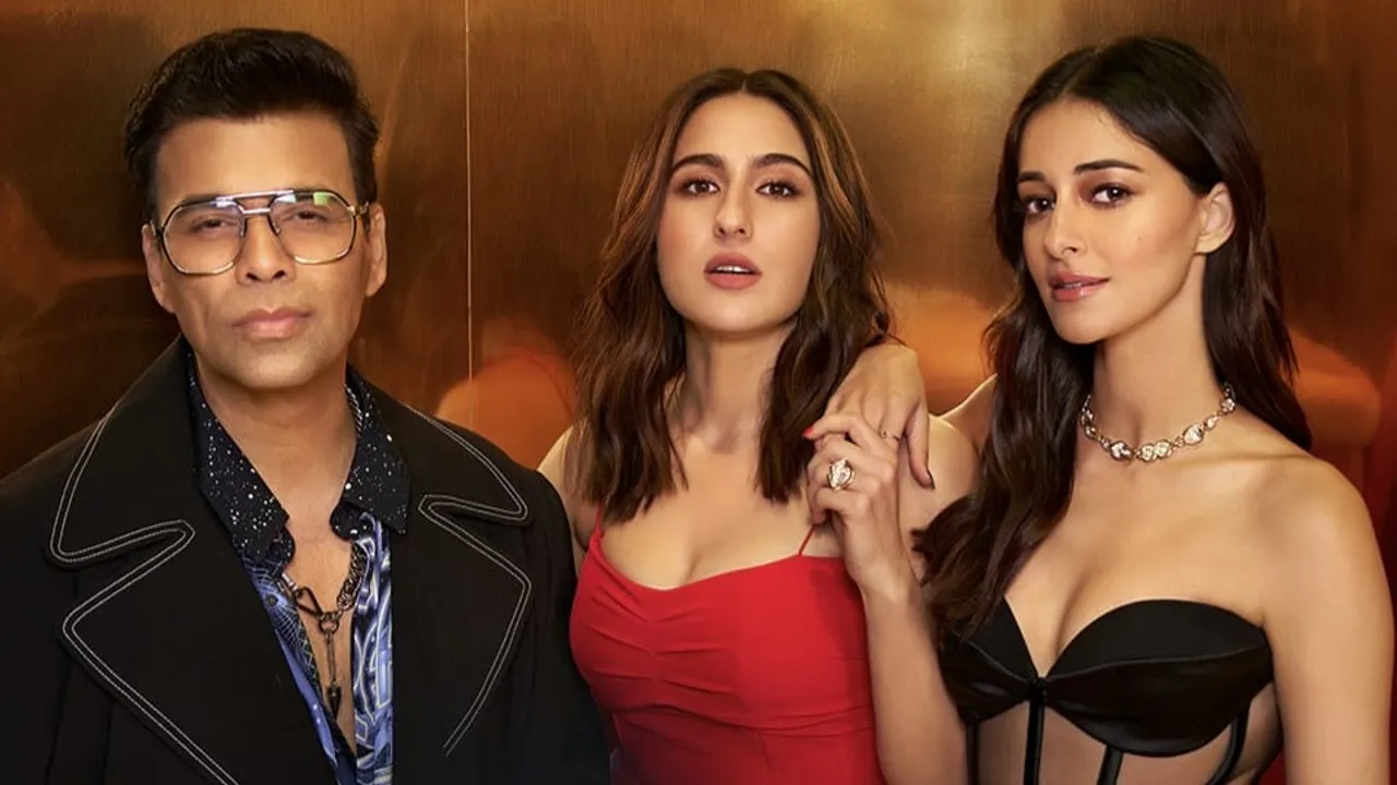 "You Both Have Ex-Boyfriends In Common," Karan Johar Teases Ananya Panday and Sara Ali Khan in KWK 8 New Episode