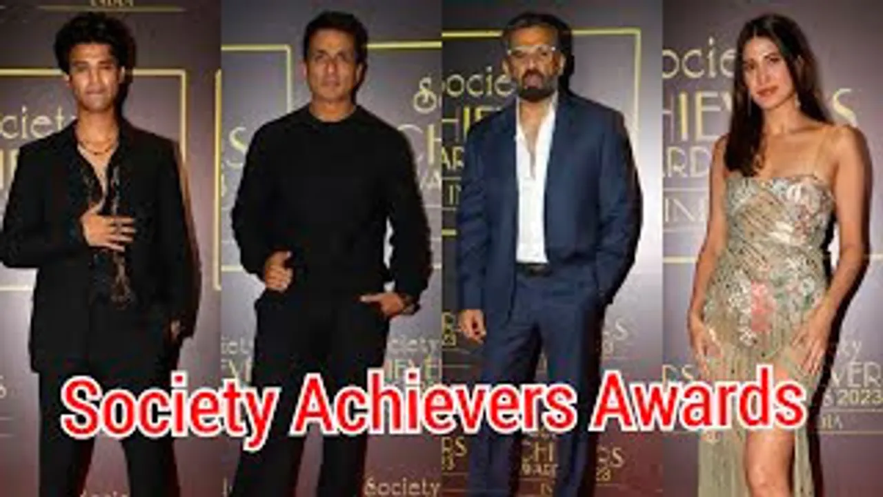 Sonu Sood, Suniel Shetty, Babil Khan, Aahana Kumra And Celebs At Society Achievers Awards 2023