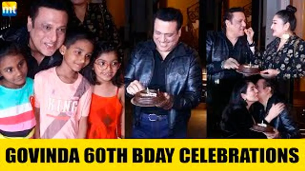 Comedy King Govinda Celebrates 60th Birthday Aith Family & Media
