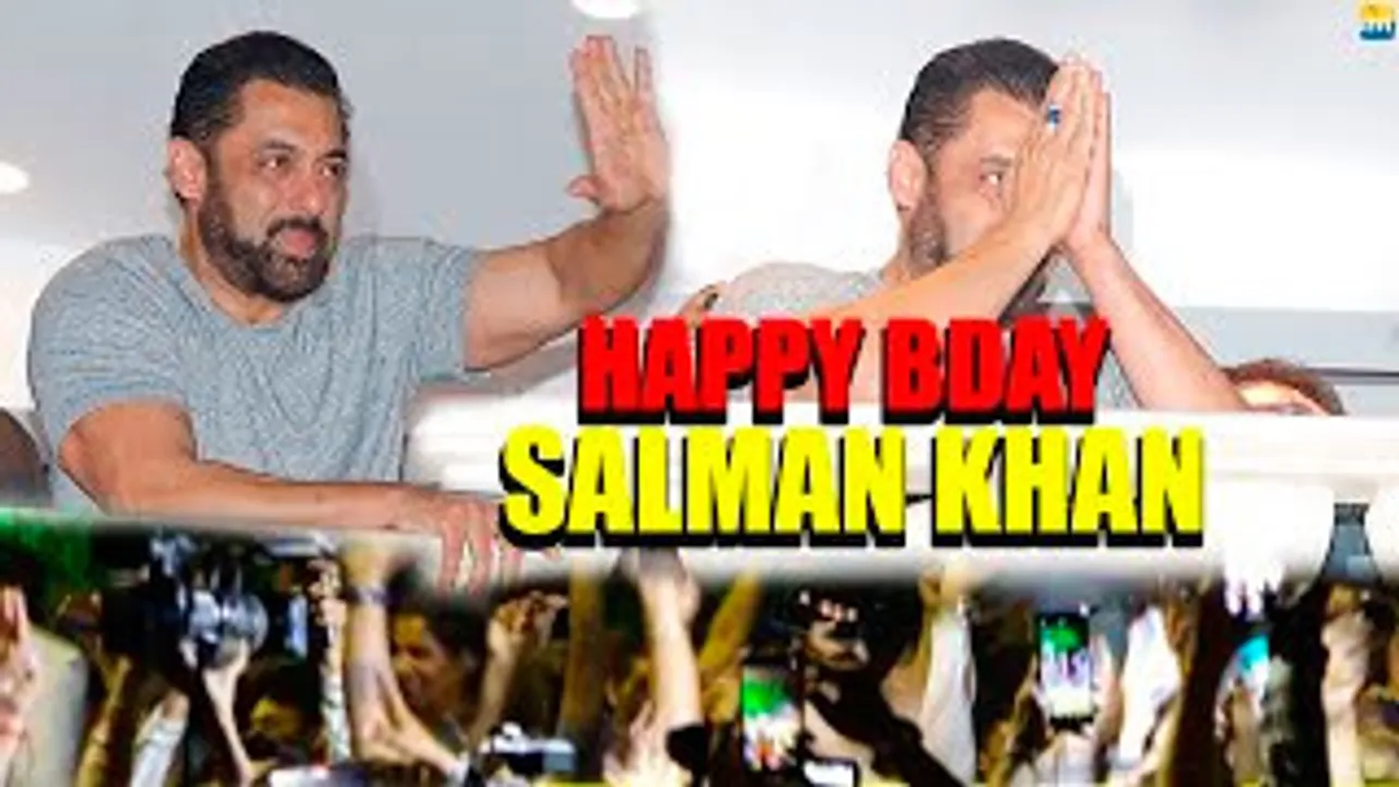 Despite Security Warning, Salman Khan Comes Out To Wave At Fans On 58th Birthday At Galaxy Apartment