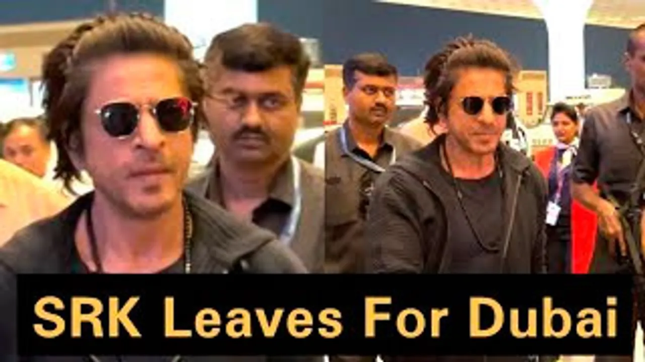 Shah Rukh Khan Leaves For Dubai For Dunki Grand Event