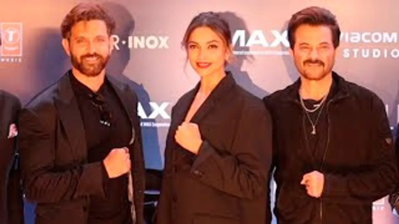 Hrithik Roshan, Deepika Padukone, Anil Kapoor & Siddharth Anand At Fighter Screening For Indian Air Force In Delhi