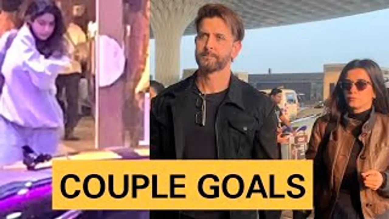Couple Goals 😍 Hrithik Roshan With GF Saba Azad & Janhvi Kapoor With Rumoured BF Shikhar Pahariya