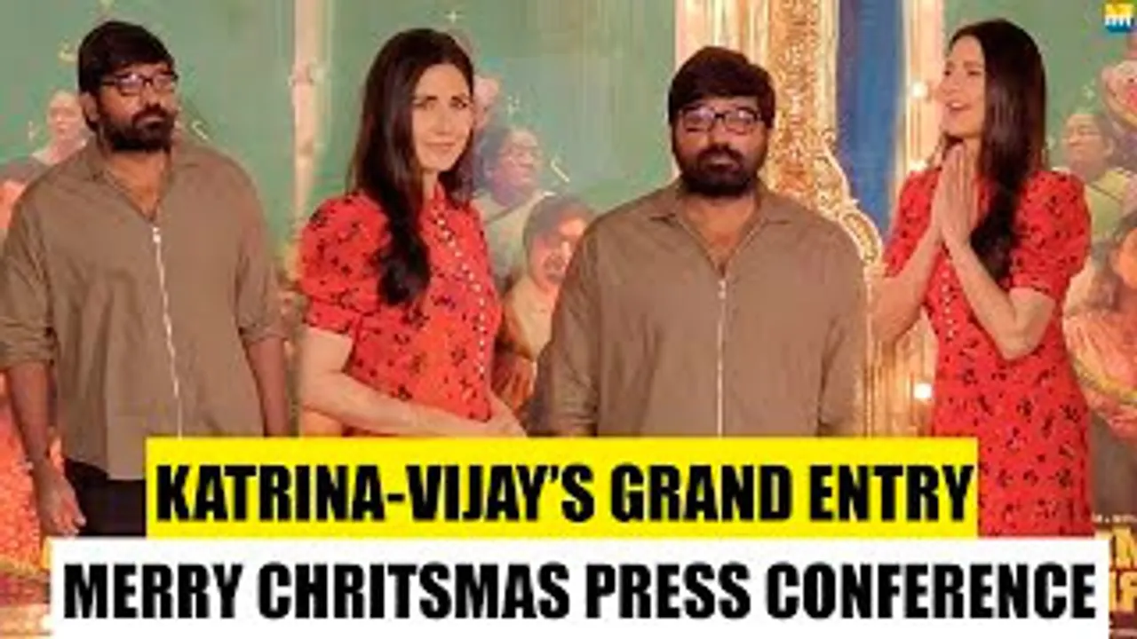 South x Bollywood Jodi Katrina Kaif & Vijay Sethupathi GRAND ENTRY at Merry Christmas Event