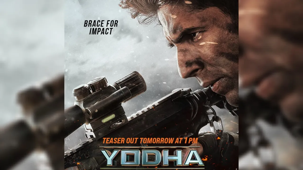 SUPERB NEW POSTER! Brace Yourselves For The Impact of Yodha; Teaser Out Tomorrow
