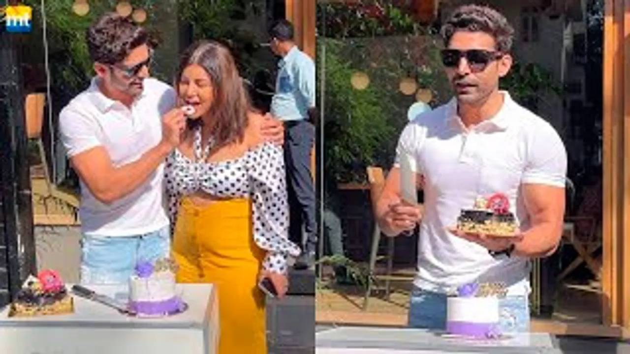 Gurmeet Choudhary Celebrates His Birthday With Wife Debina Bonnerjee & Media