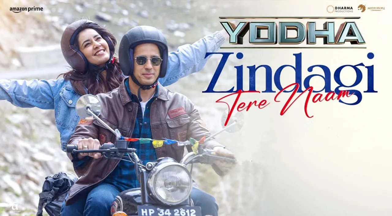 Zindagi Tere Naam: The Love Song Of The Season With a Fresh Pair of Sidharth Malhotra and Raashii Khanna from Yodha Out Now