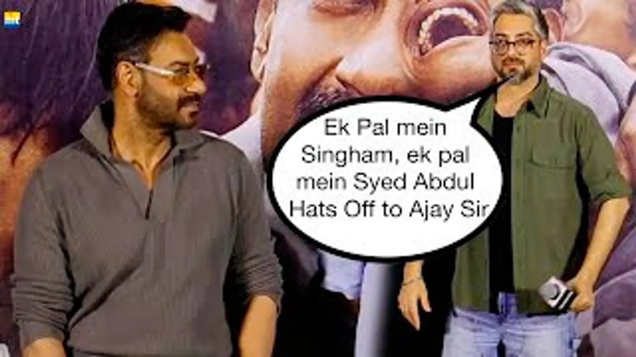 Ajay Devgn Sir 1 sec mein Singham se Syed Abdul ban gaye - Director Amit Sharma Salutes Maidaan Actor