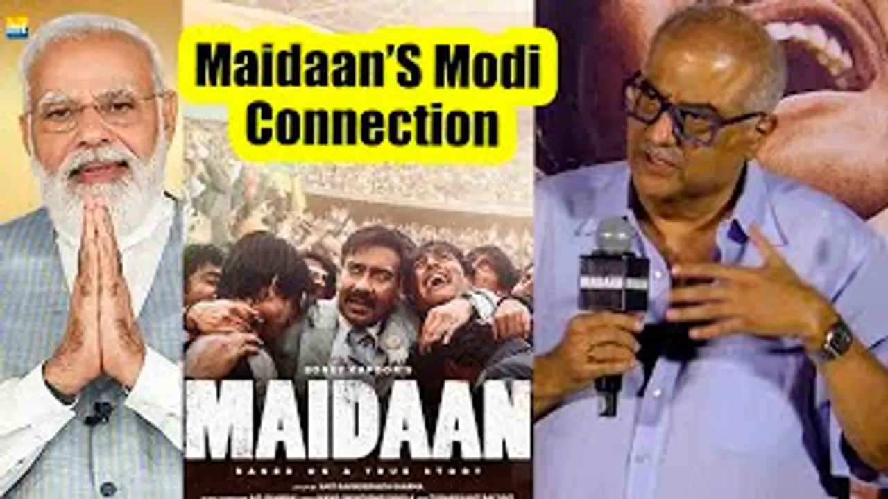 Maidaan and PM Narendra Modi Connection Revealed by Boney Kapoor At Maidaan Trailer Launch Event