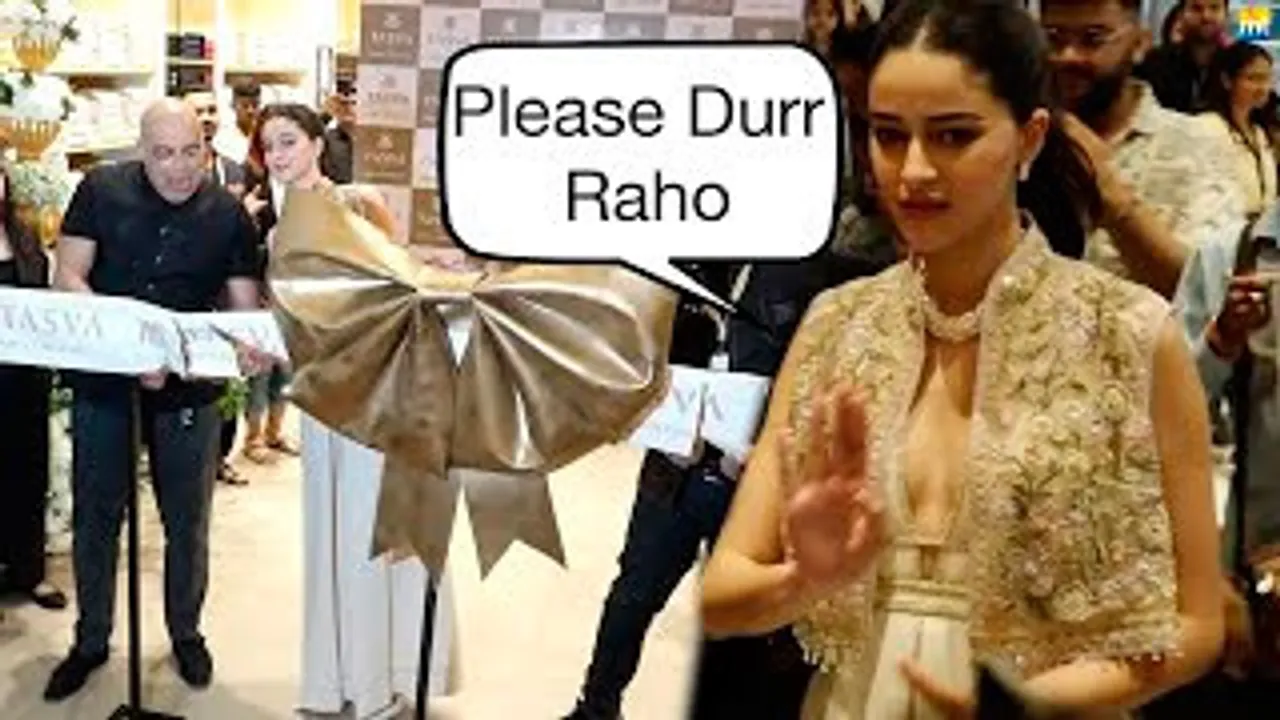 Ananya Panday WARNS Media Not To Come Closer At A Store Launch Event